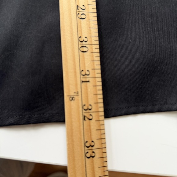 Chapter Shirt Mens Large Black Tencel Oversized Button Front Pocket Longline - Picture 16 of 16